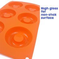 Flexible Silicone Donut Maker Cookware Built to Last Longer Than Any Kitchen Small Appliances - Six Holes For... N4