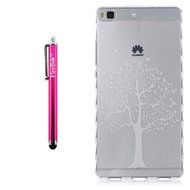 Huawei P8 Lite Case, Firefish Durable Soft TPU Back Case [Soft-Flex] Drop Protection Scratch-Resistant Cover Skin... N77