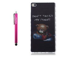 Huawei P8 Lite Case, Firefish Durable Soft TPU Back Case [Soft-Flex] Drop Protection Scratch-Resistant Cover Skin... N84