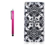 Huawei P8 Lite Case, Firefish Durable Soft TPU Back Case [Soft-Flex] Drop Protection Scratch-Resistant Cover Skin... N86