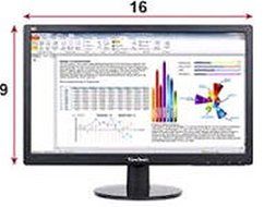 18.5&quot; LED MONITOR,16:9 ASPECT RATIO,1366