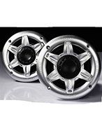 Catchnew&reg; 4 Car Speaker Kit Alpine Car Audio Speakers Air Horn Classic Car Styling Loud Speaker Klaxon Silver