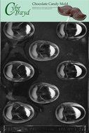 Cybrtrayd E017 Large Eggs Chocolate/Candy Mold with Exclusive Cybrtrayd Copyrighted Chocolate Molding Instructions