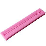 HUAL Zipper Silicone Baking Fondant Cake Mold Sugarcraft Decoration Tool N3