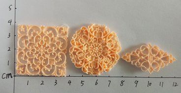 Wocuz W0721 Silicone 4 Mini Size Lace Pattern Fondant Mold Candy Making Mould Cake Embossing Decoration N2