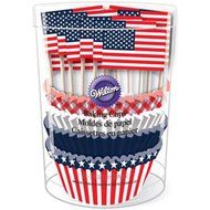 Wilton 415-4130 Patriotic Cupcake Decorating Kit