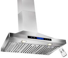 GOLDEN VANTAGE 36" Wall Mount Stainless Steel Range Hood With Remote GVW36-B02
