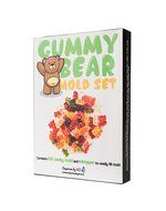 New Gummy Bear Mold Set - 2 Cavity Molds and 2 Droppers with Bonus Quick Start Recipes (Classic, Sour, Vegan)... N3