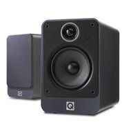 Q Acoustics 2020i Bookshelf Speaker Pair (Graphite) + QED Silver Anniversary XT Speaker Cable Pair 6.5 Feet (2...