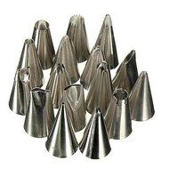 16Pcs Cupcake Cake Sugarcraft Fondant Icing Piping Nozzle Pastry Tips Decorating N5
