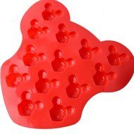 Chawoorim 16 Cavity Small Mickey Mouse Silicone Mold DIY Candy Chocolate Sugar Craft Fondant Ice Tray N5