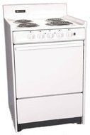 Summit WEM6171Q 24" White Electric Coil Range