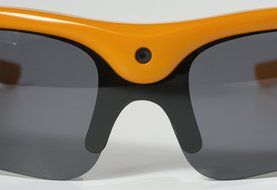 POV PRO25 HD Action Video Camera Sunglasses with Stereo Audio Recording (Black/Orange) N3