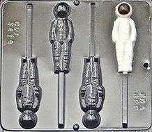 Astronaut Lollipop Chocolate Candy Mold 3414