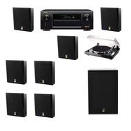 M&amp;K Sound MP150II Wall Speaker 7.1 Thorens TD-240-2 X12 Denon AVR-X5200W