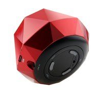 WATATA Bluetooth Speaker for Smartphones with Built-in Mic Diamond Style (Red) N2