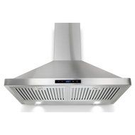 GOLDEN VANTAGE 30" Wall Mount Range Hood GVBI-30S Stainless Steel Vent Hood W/Baffle Filters N2