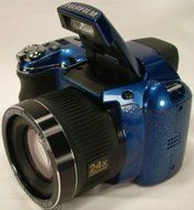 Fujifilm FinePix S3200 14 MP Digital Camera with Fujinon 24x Super Wide Angle Optical Zoom Lens and 3-Inch LCD-BLUE