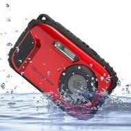 PowerLead Gapo G051 2.7 Inch LCD Cameras16 MP Digital Camera Underwater 10m Waterproof Camera+ 8x Zoom(red) N6