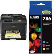 Epson WorkForce Pro WF-4640 Wireless Color All-in-One Inkjet Printer with Scanner and Copier N2