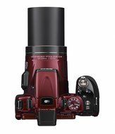 Nikon COOLPIX P600 16.1MP Optical 60x NIKKOR 921K LCD Full HD Wi-Fi Red - International Version (No Warranty) N9