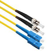 Beyondtech 3m (9ft) SC-ST 9/125 OS1 Duplex Singlemode Fiber Patch Cable N4