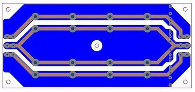 Electronics-Salon 1PCS Capacitor Filter Bare PCB, Support 8pcs D30mm Electrolytic Capacitors. N5