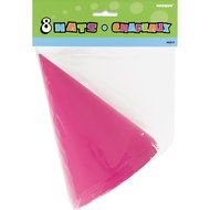 Party Hats, Red, 8 Count N9
