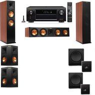 Klipsch RP-280F Tower Speakers CH-SW-112-5.2-Denon AVR-X3200W