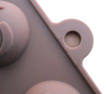 JLHua 10-Cavity Funny Emotion Emoji Silicone Cake Chocolate Soap Decoration Mold N5