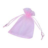 Candy Small Bag DZT1968&reg; 100pcs Organza Wedding Party Decoration Gift Candy Sheer Bags Pouches (Black) N12