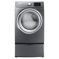 Samsung DV42H5200EP 7.5 Cu. Ft. Front-Load Electric Steam Dryer with Sensor Dry, Platinum
