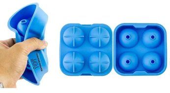 Ramini Brands Premium Whiskey Ice Ball Maker Mould Tray With Lid - Bonus Recipes - Jello Cake Pops Chocolate Candy... N4