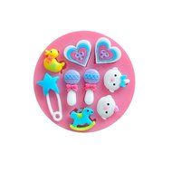 4 Strings Of Pearl Fondant Sugar Paste Bead Mold Clay Chocolate Mould Cake Decorating Tools Yihuily N70