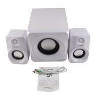 Yunmei JH2 Subwoofer 2.1 Speaker Sound System PC Home Desktop Stereo Audio speaker 20W with radio supported SD... N8