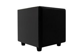 Earthquake Sound MiniMe P8 White Passive Tuned Mini Subwoofer (Piano White) N8
