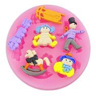 4 Strings Of Pearl Fondant Sugar Paste Bead Mold Clay Chocolate Mould Cake Decorating Tools Yihuily N86