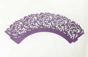 HUAL Cupcake Wrappers 50 Filigree Artistic Bake Cake Paper Cups Lace Laser Cut Liner Baking Cup Muffin Case Trays... N20
