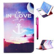 Tab 4 7.0 Case, Firefish Damage Resistance Case Premium PU Leather Wallet Card Slots Kickstand Feature Case for... N106