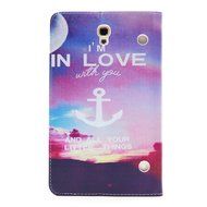 Tab 4 7.0 Case, Firefish Damage Resistance Case Premium PU Leather Wallet Card Slots Kickstand Feature Case for... N109