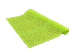 Lesirit Flower Pattern Silicone Fondant Cake Lace Embossed Mold Mat,14.96"&times;11.22" (2 mm) (A) N13