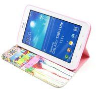 Tab 4 7.0 Case, Firefish Damage Resistance Case Premium PU Leather Wallet Card Slots Kickstand Feature Case for... N118