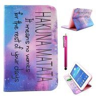 Tab 4 7.0 Case, Firefish Damage Resistance Case Premium PU Leather Wallet Card Slots Kickstand Feature Case for... N122