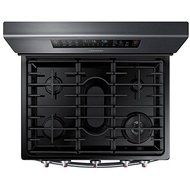 Samsung Appliance NX58J7750SG 30" True Convection Gas Range with 5.8 Cu. Ft. Oven Capacity in Black Stainless N4