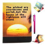 Tab 4 7.0 Case, Firefish Damage Resistance Case Premium PU Leather Wallet Card Slots Kickstand Feature Case for... N125