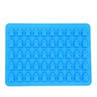 BAWAB Silicone Gummy Bear Mold with BONUS DROPPER FOR EASY FILLING! &ndash; 50 Cavity 1 Pack | 100% LFGB Silicone, No... N5