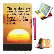 Tab 4 7.0 Case, Firefish Damage Resistance Case Premium PU Leather Wallet Card Slots Kickstand Feature Case for... N133