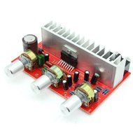 Qianson AC/DC 12V TDA7377 35W x2 Digital Audio Power Amplifier Board 2.0 Channel Treble Bass Stereo Amp Board N3