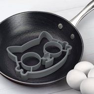 Tenta Kitchen Silicone Egg Ring Mold, Pancake Mold Set -Rabbit, Owl and Skull (Pack of 3) N6