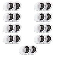 Acoustic Audio CS-IC83 In Ceiling 8" Speaker 9 Pair Pack 3 Way Home Theater 6300 Watt CS-IC83-9PR